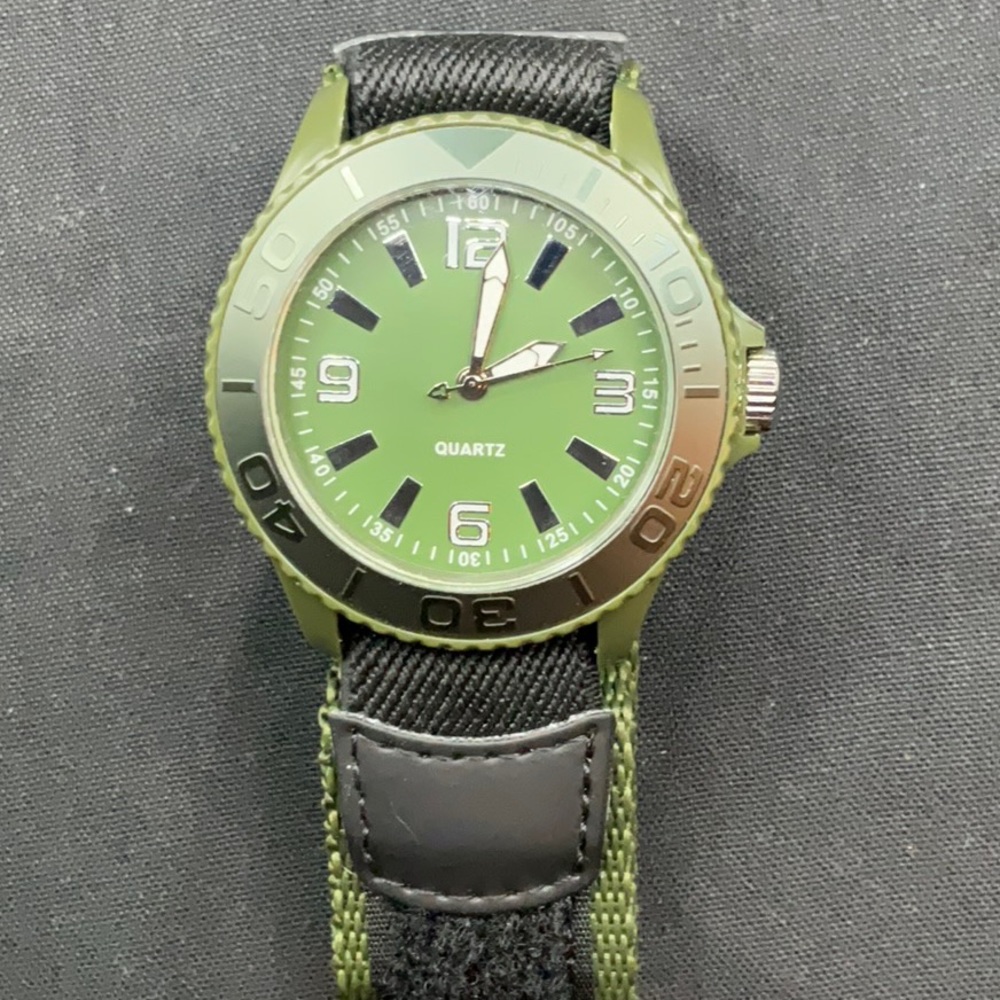 Army Green Quartz Watch - Like New